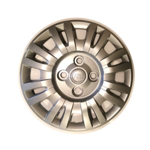 Set de 4 tapas de rueda Fiat. Aro 13. Modelo: Sport Gris.